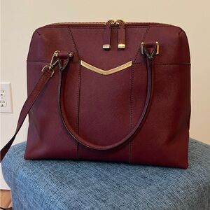 NWOT Calvin Klein Burgundy Handbag